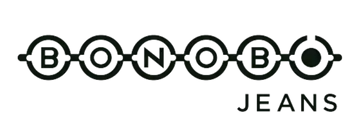 Logo officiel de Bonobo Jeans, marque française de prêt-à-porter responsable. Communication Marque de Mode.